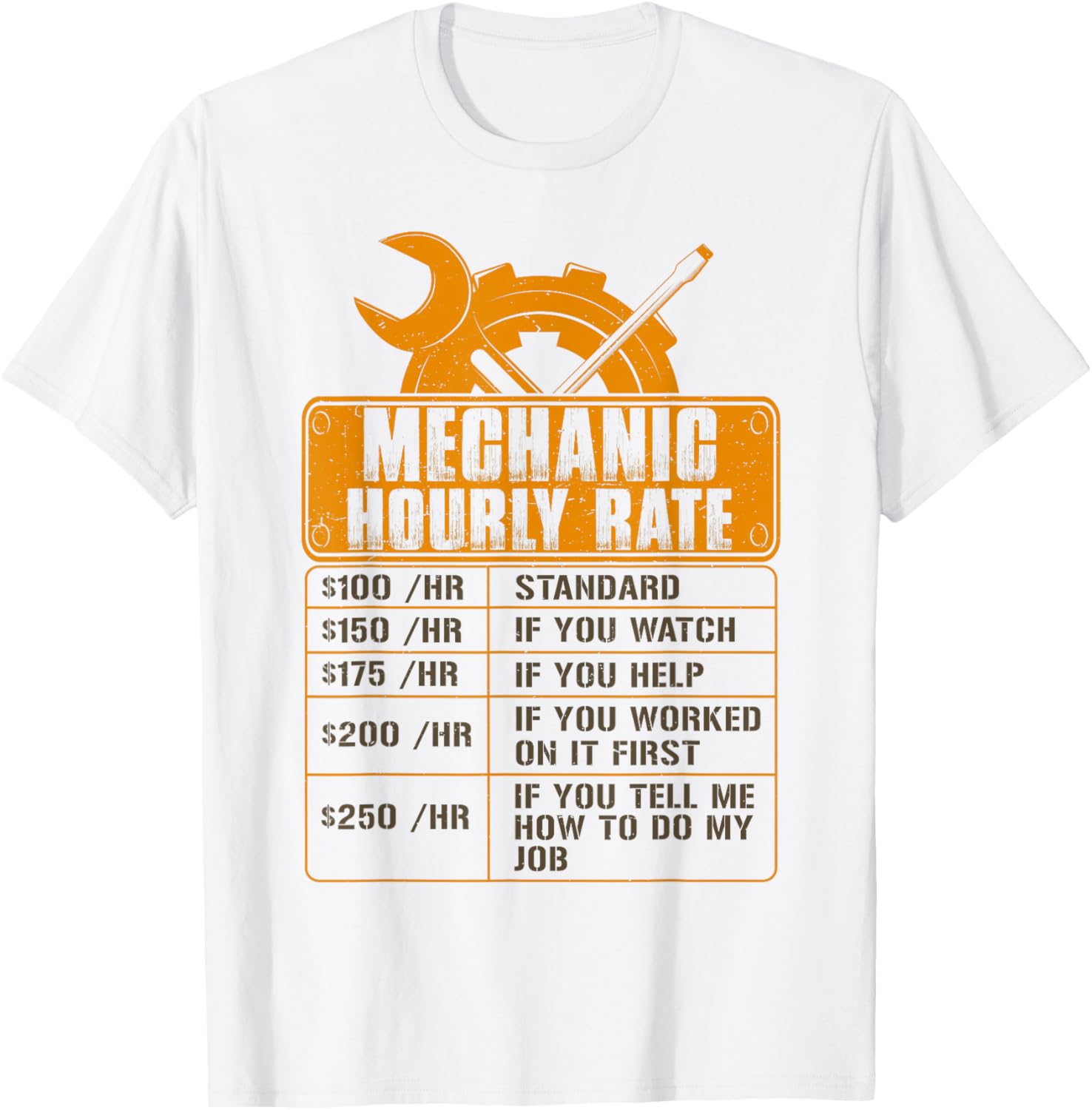 Diesel Car Mechanic Hourly Rate Repairman Funny Handyman