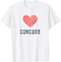 Concord Heart Love Favorite City or Place