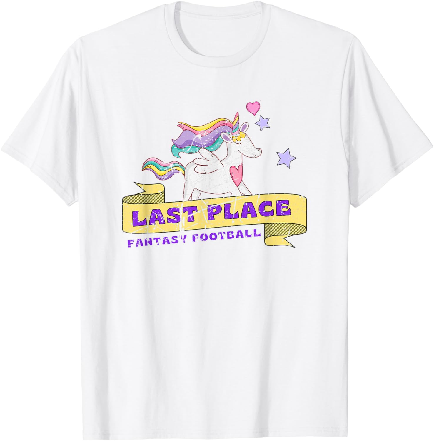 Funny Fantasy Football Last Place Vintage Cute Unicorn