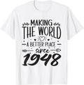 75 Birthday Making the world a better place since 1948