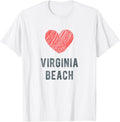 Virginia Beach Heart Love Favorite City or Place Men Women Kids