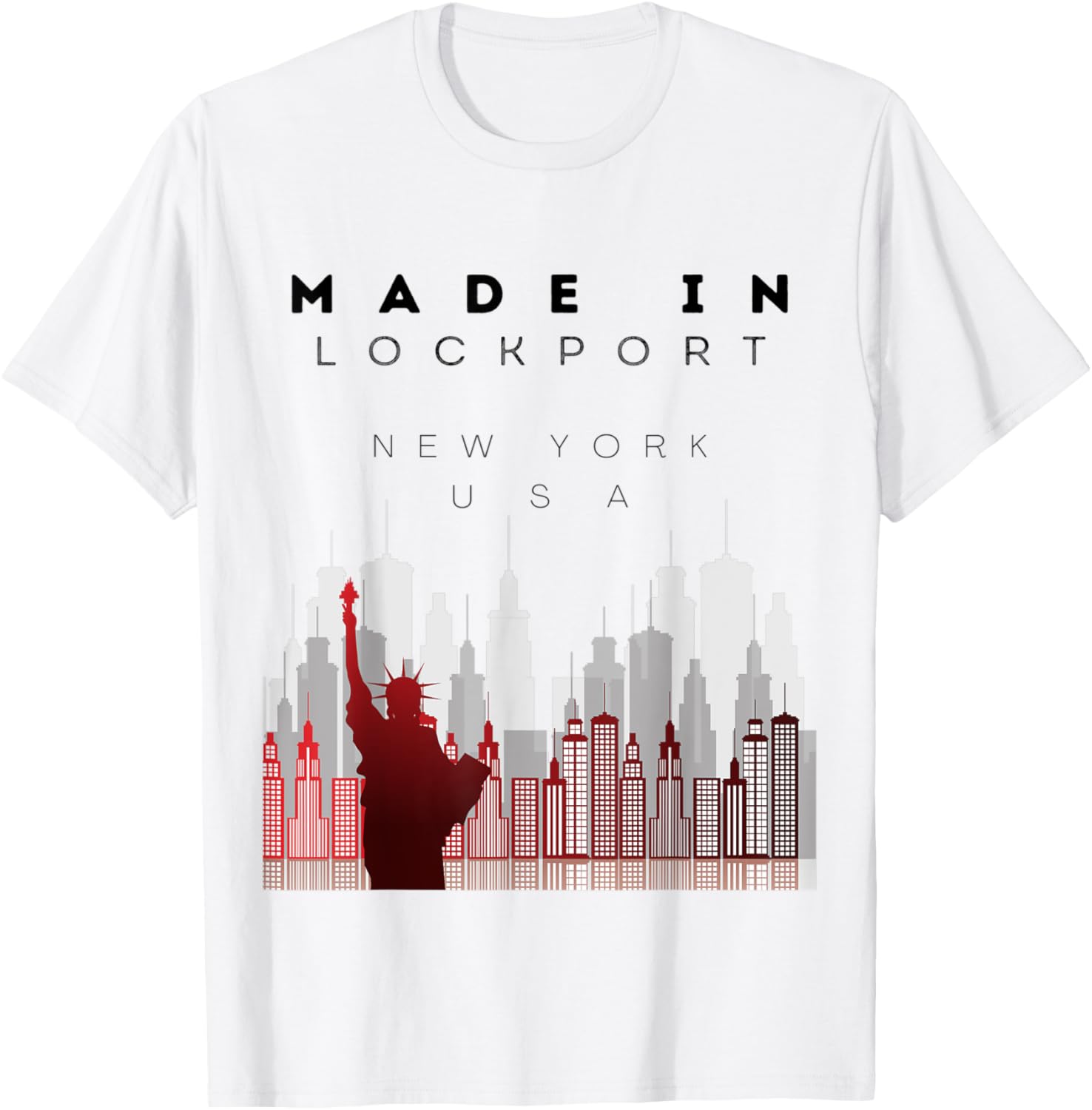 Place Of Birth Hometown Lockport NY State Skyline
