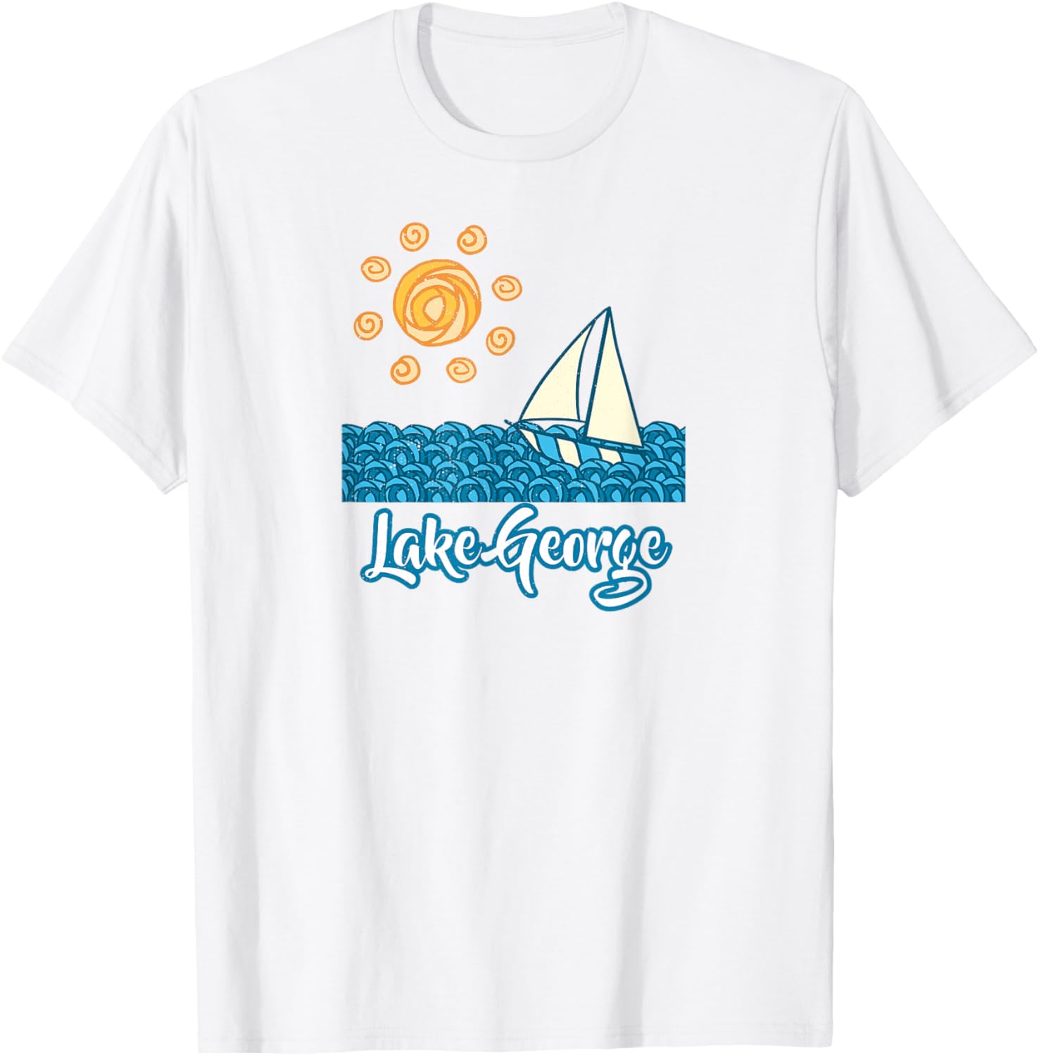 Lake George Nautical Sailing Sail Boat Lake Boating