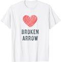Broken Arrow Heart Love Favorite City or Place