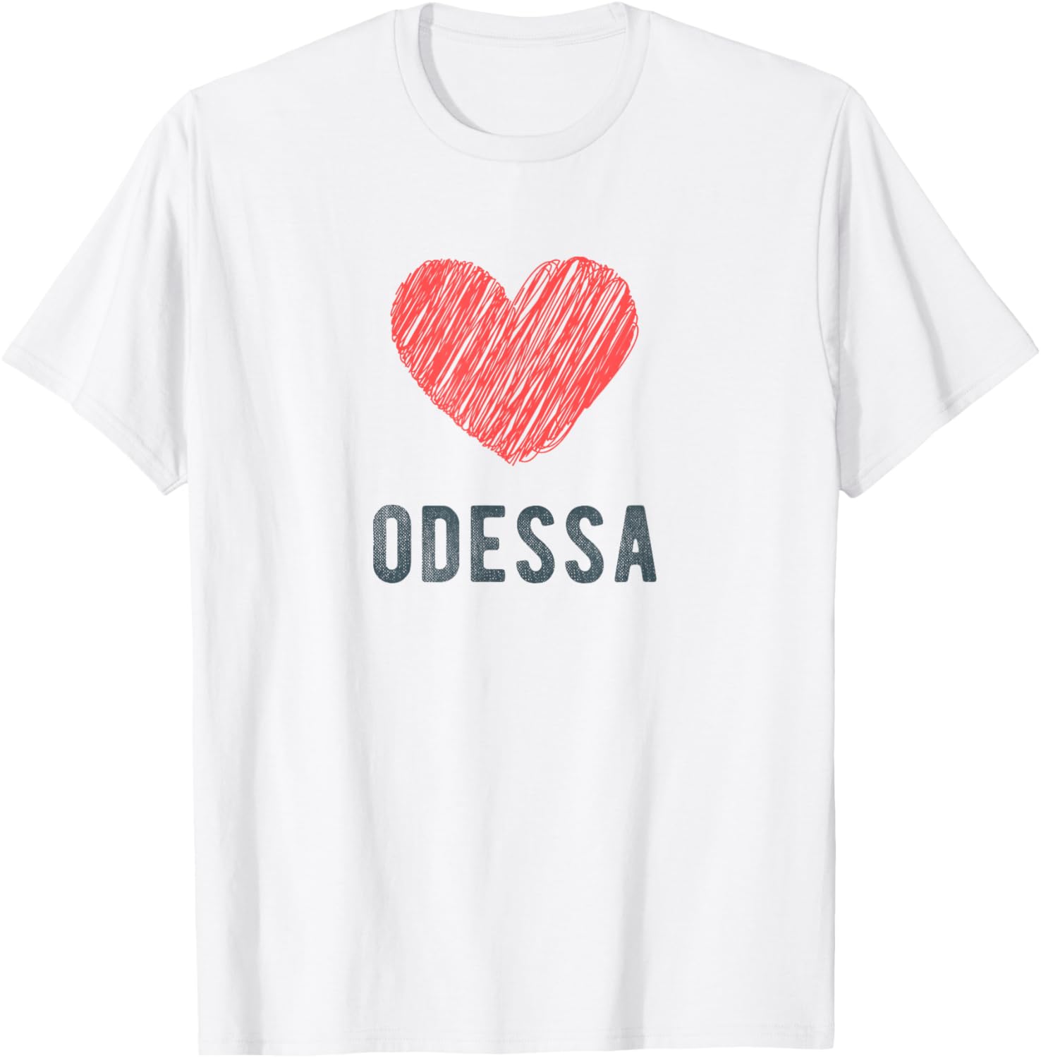 Odessa Heart Love Favorite City or Place
