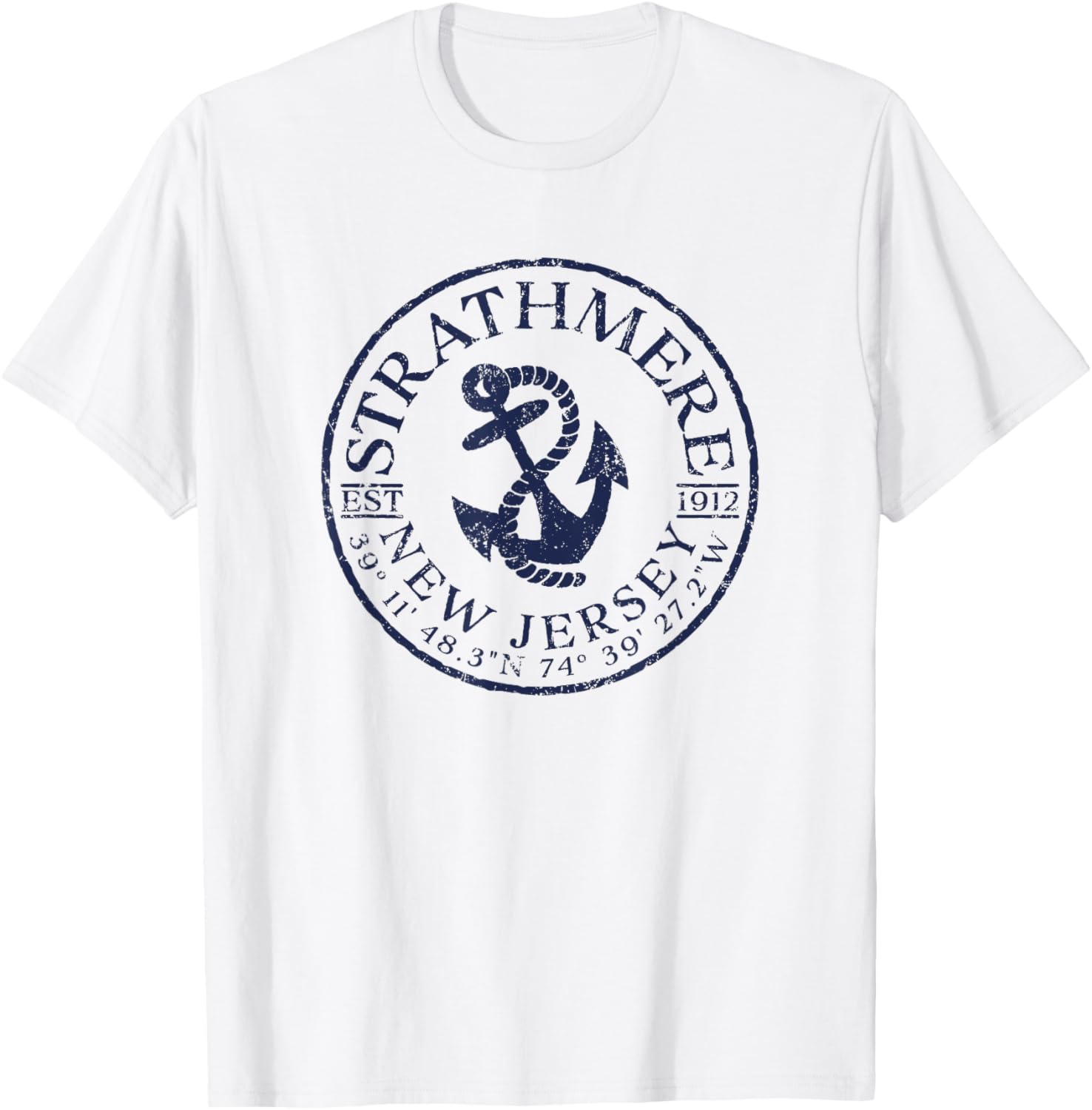 Strathmere New Jersey Nautical Boat Anchor