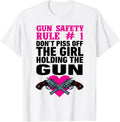 Gun Safety Rule Dont Piss Of Girl Holding Gun