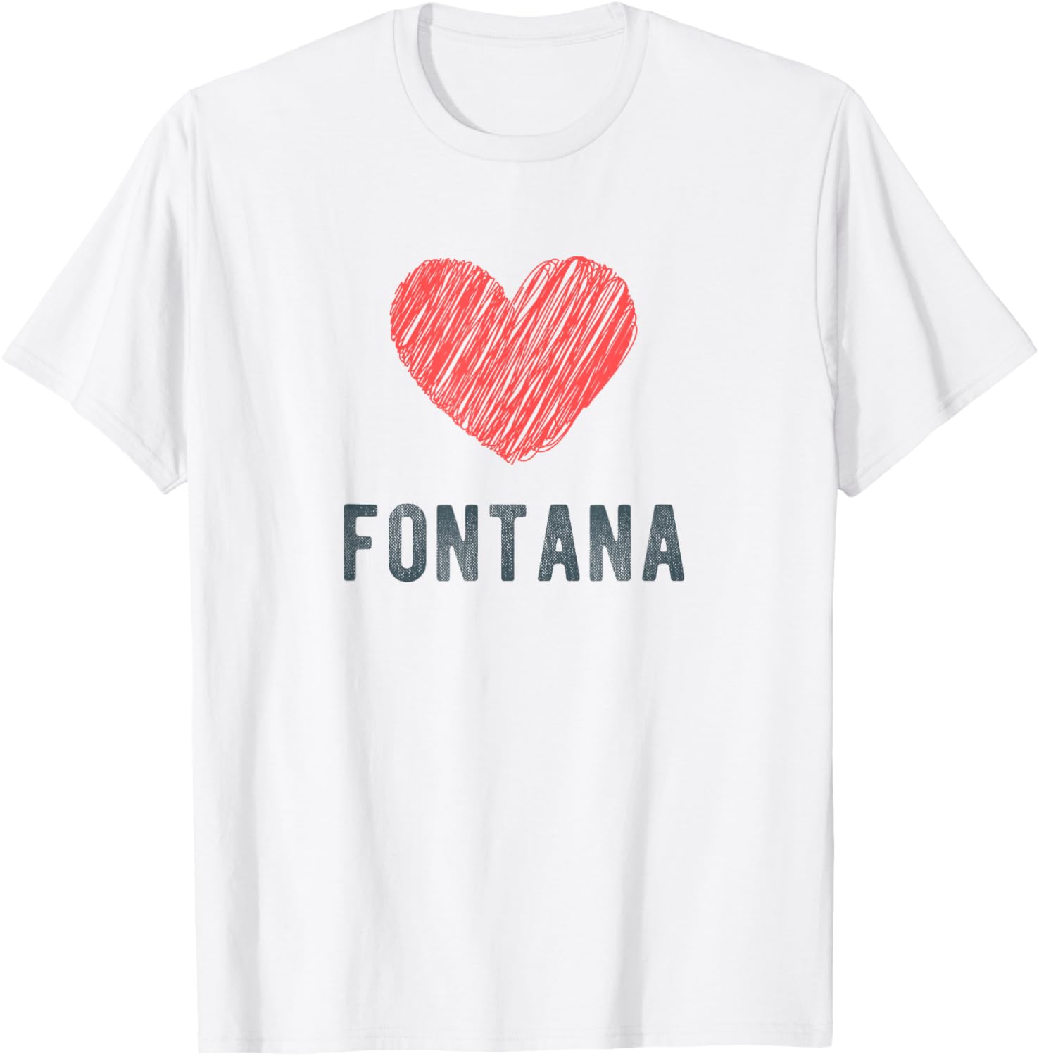 Fontana Heart Love Favorite City or Place