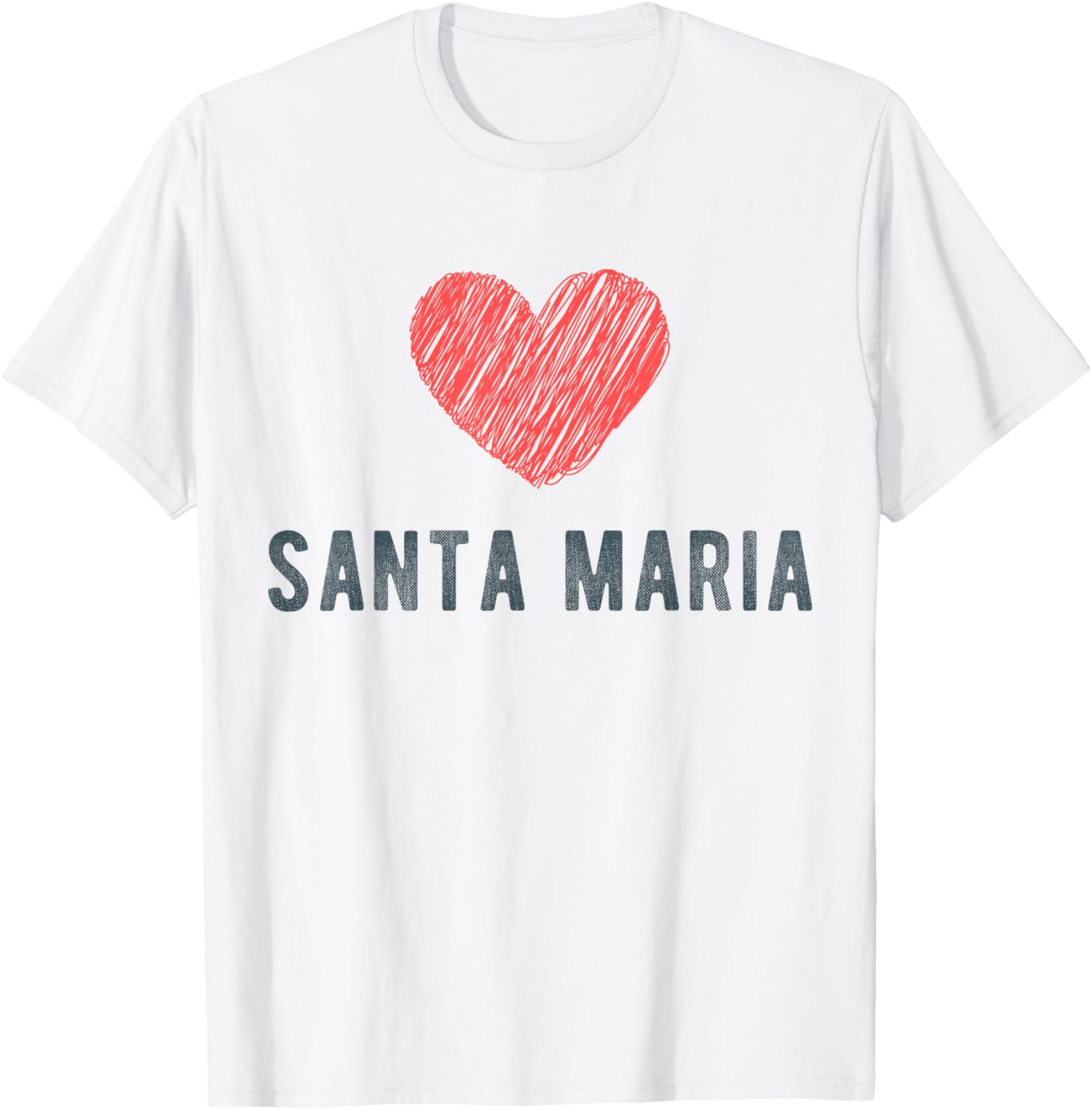 Santa Maria Heart Love Favorite City or Place