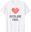 Overland Park Heart Love Favorite City or Place