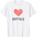 Buffalo Heart Love Favorite City or Place