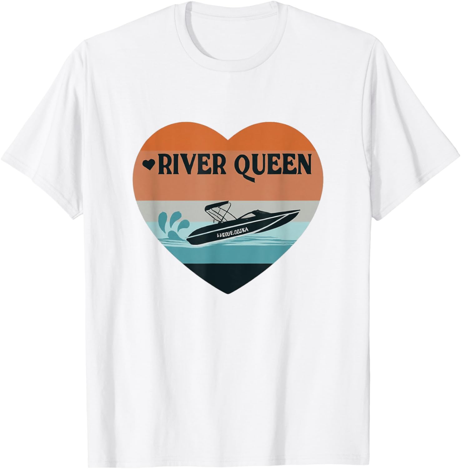 Hip River Queen Ski Boat Heart