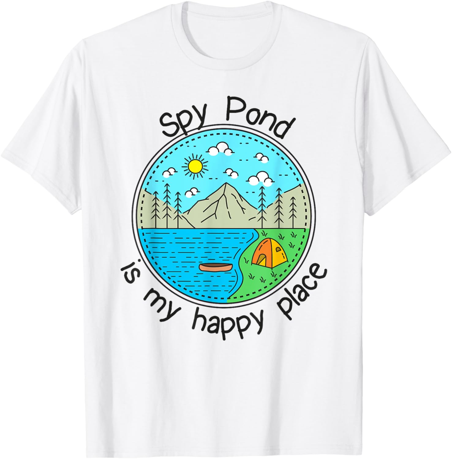 Fishing Boating Camping - My Happy Place Spy Pond