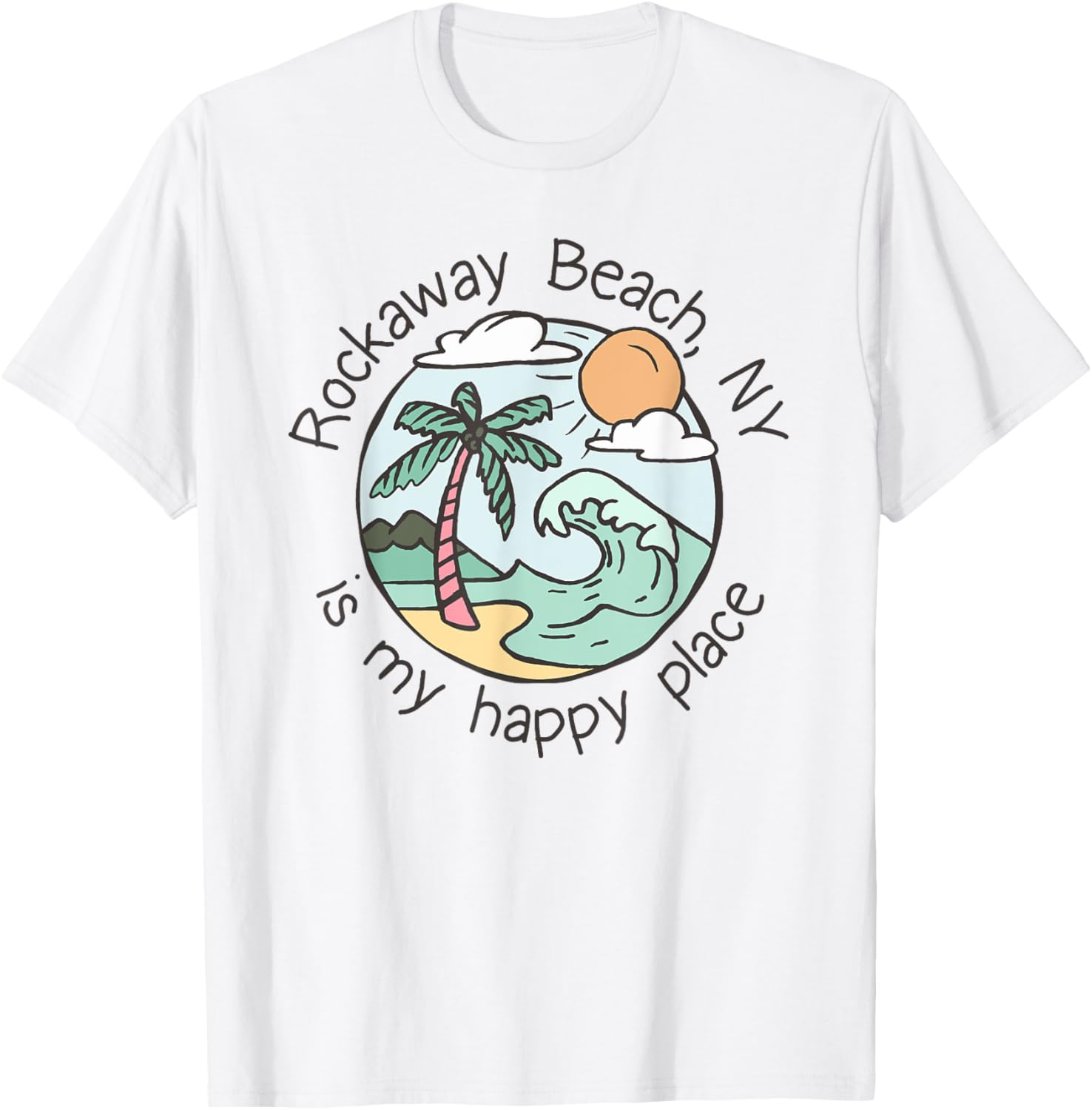 Cute Beach Motiv My Happy Place - Rockaway Beach