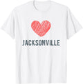 Jacksonville Heart Love Favorite City or Place