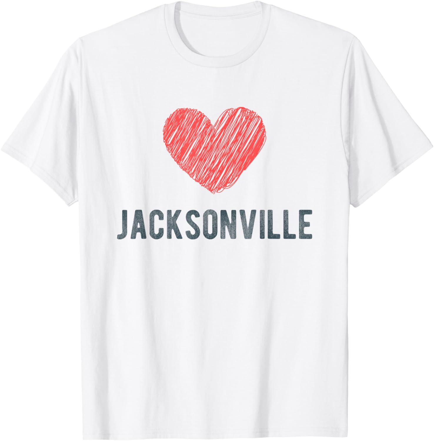 Jacksonville Heart Love Favorite City or Place