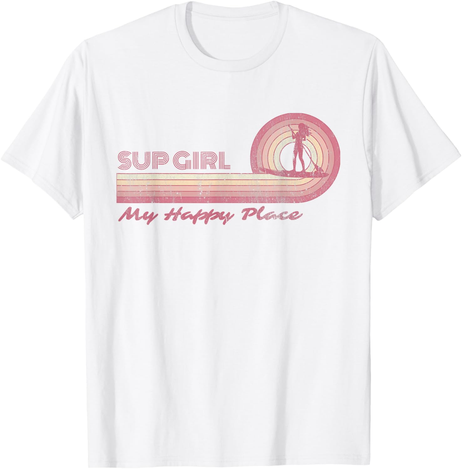 Paddleboard SUP Girl My Happy Place Stand Up Paddle Board