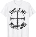 This Is My Peace Sign 2A Gun Scope Crosshair Funny Pro Gun