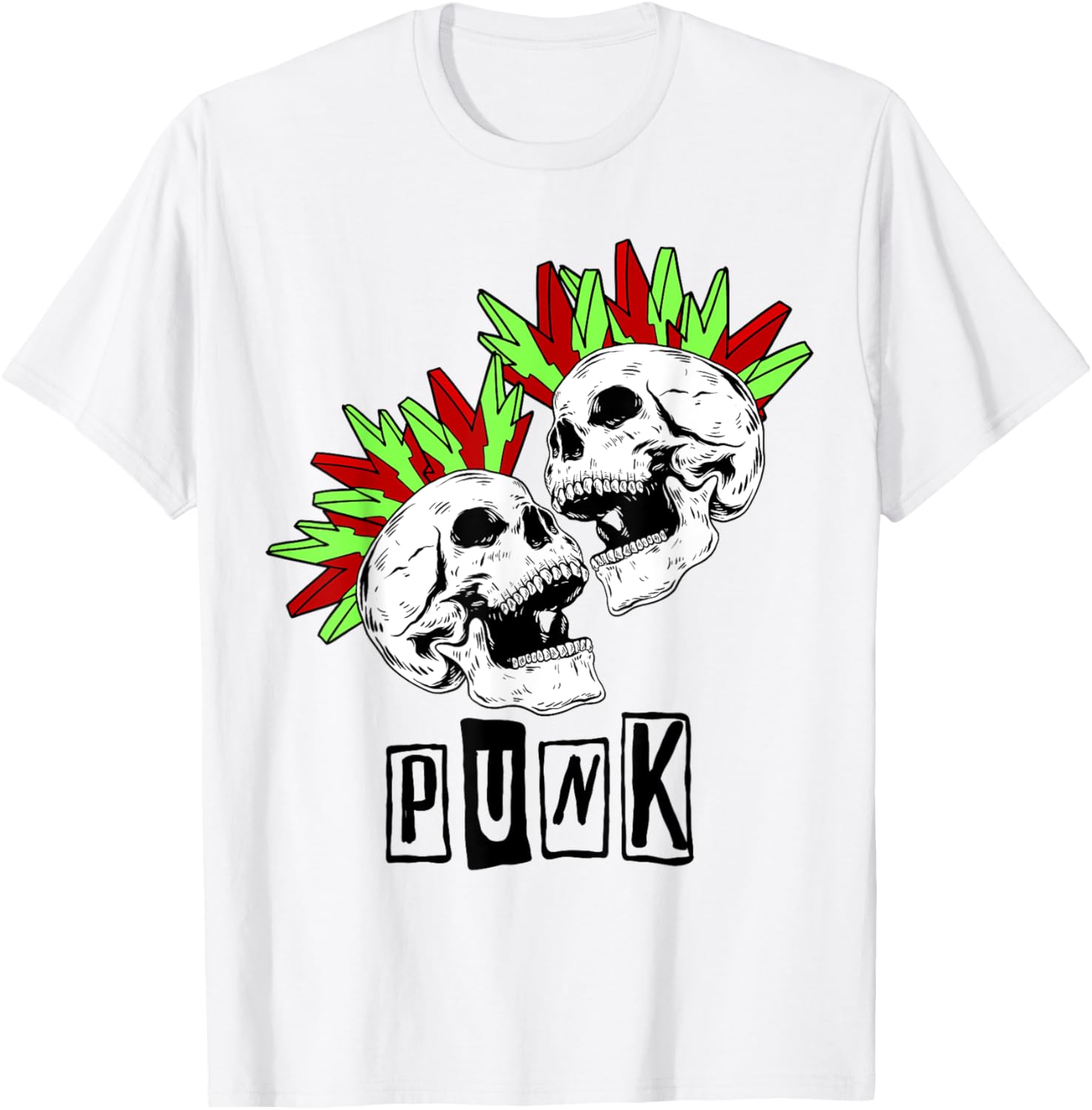 Classic Punk Great Skull Diesel Punk Design