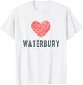 Waterbury Heart Love Favorite City or Place