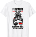 firewife just like a regular wife firefighter fireplace