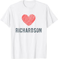 Richardson Heart Love Favorite City or Place