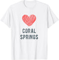 Coral Springs Heart Love Favorite City or Place