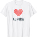 Aurora Heart Love Favorite City or Place