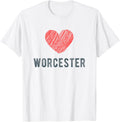 Worcester Heart Love Favorite City or Place