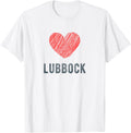 Lubbock Heart Love Favorite City or Place