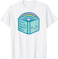 Books Are My Happy Place Kawaii Book Lovers Bookworm Gift