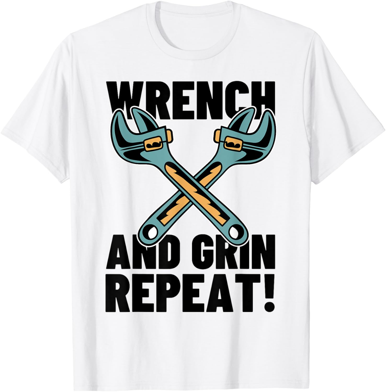Diesel Mechanics Wrench Grin Repeat