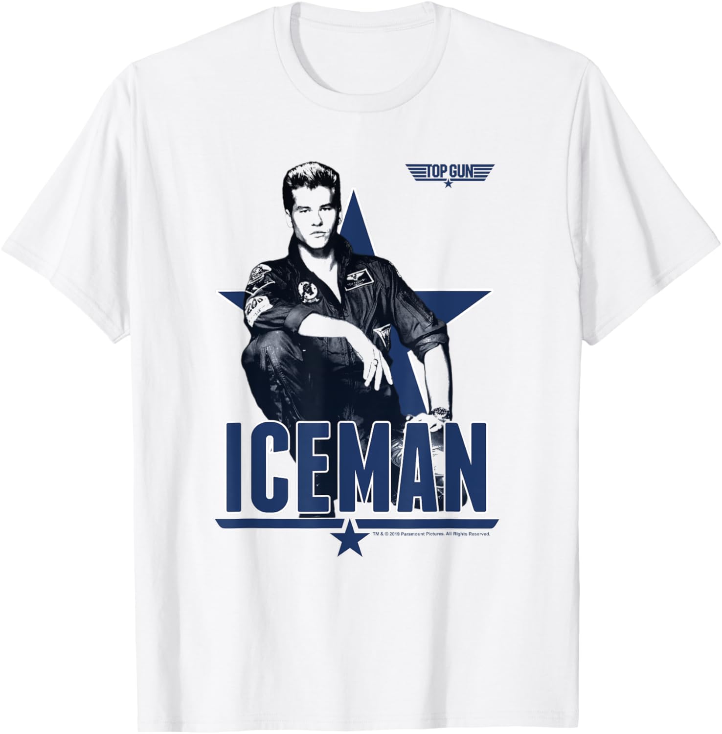 Top Gun Iceman Star Poster