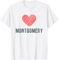Montgomery Heart Love Favorite City or Place
