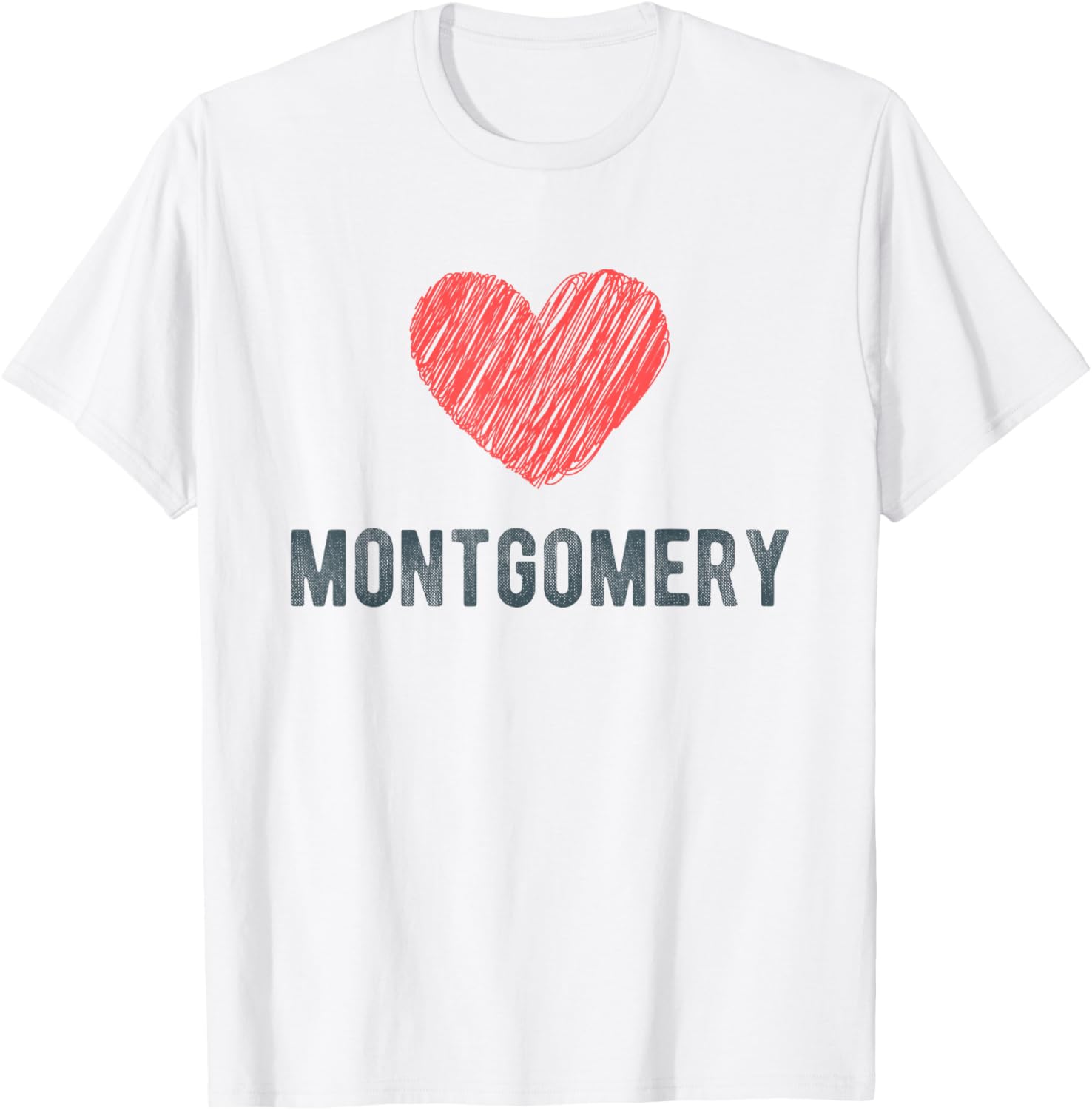 Montgomery Heart Love Favorite City or Place