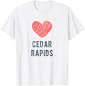 Cedar Rapids Heart Love Favorite City or Place