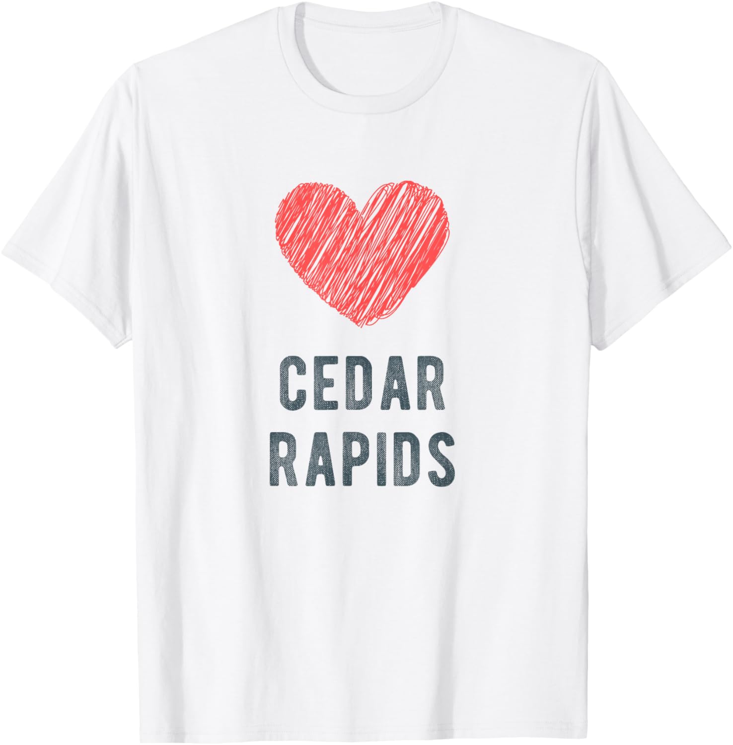 Cedar Rapids Heart Love Favorite City or Place