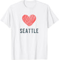 Seattle Heart Love Favorite City or Place