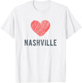 Nashville Heart Love Favorite City or Place