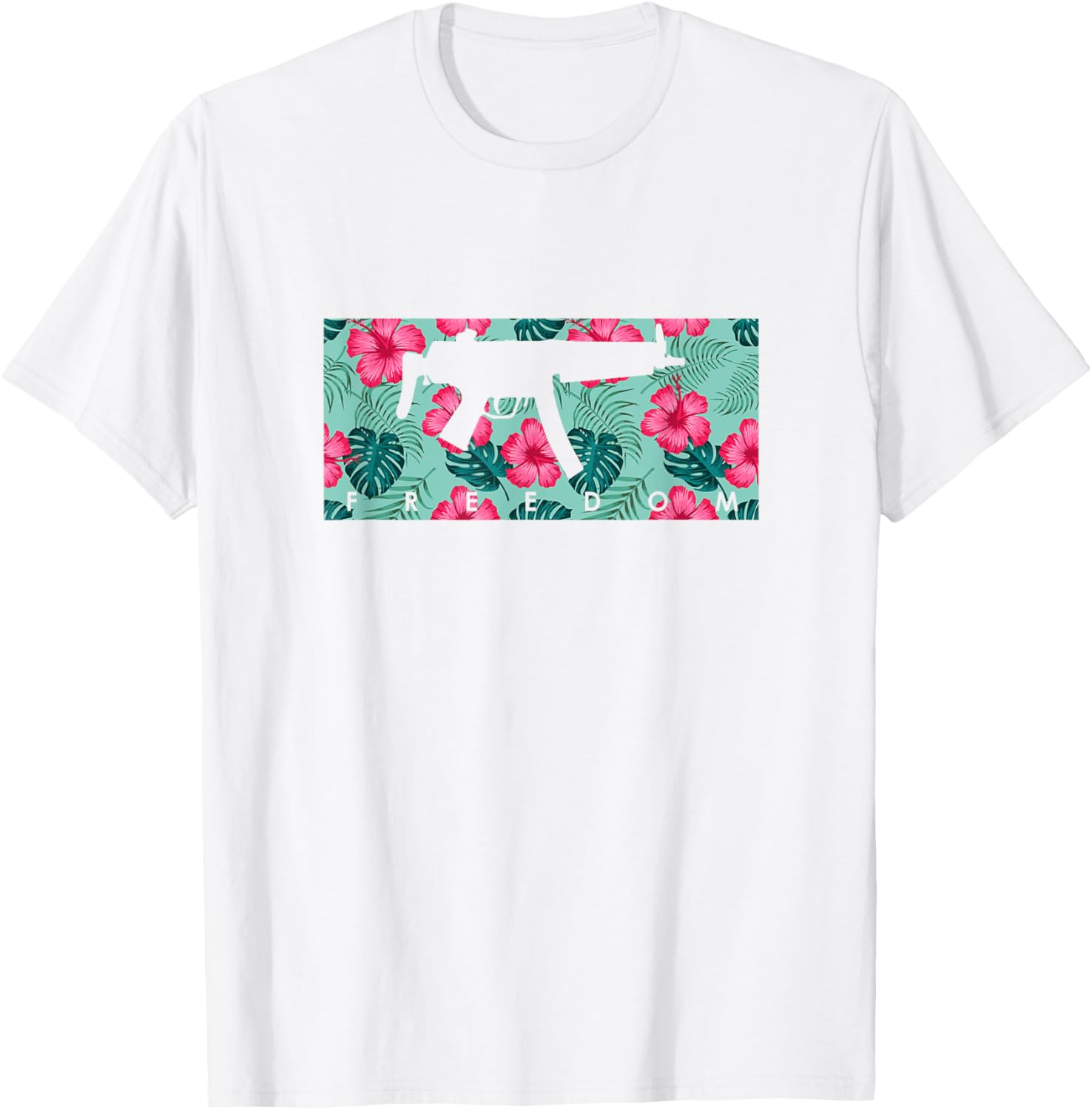 Tropical Gun Lover Firearm Beach Hawaiian Aloha Mp5 Men Women