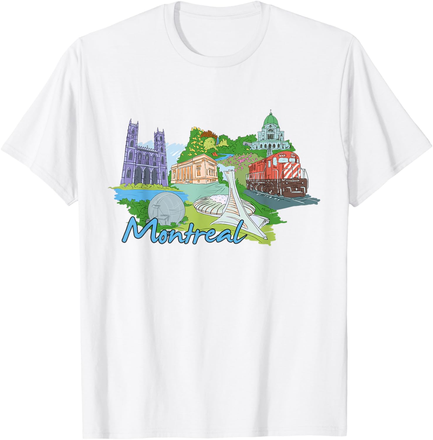Montreal Canada T-shirt - Beautiful Places Around The World