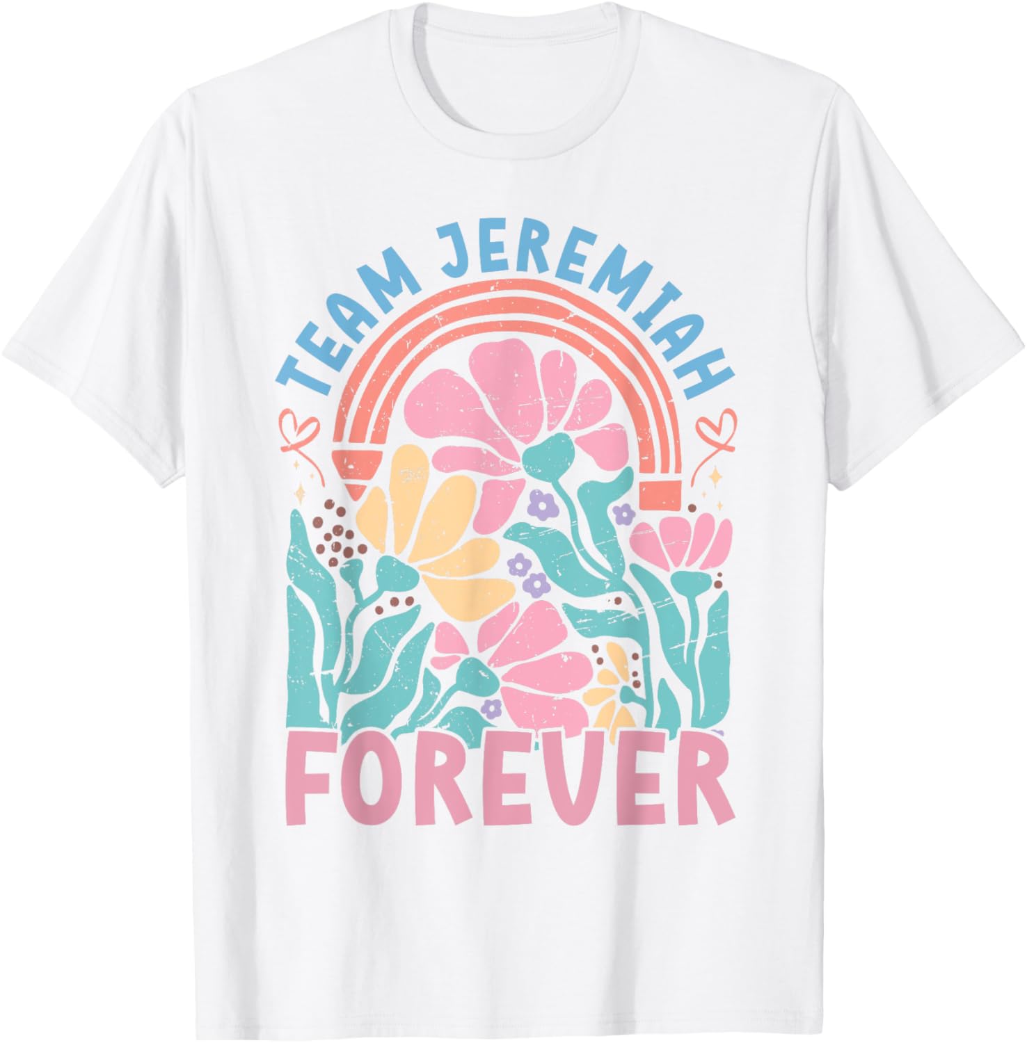 Team Jeremiah Forever Floral Retro Groovy Kids