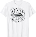 Stylish Sketched River Queen Ski Boat