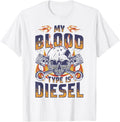 My Blood Type Is Diesel Truck Driver Trucker