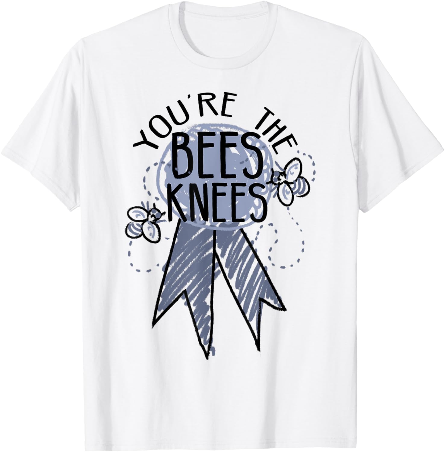 You're The Bees Knees First Place Ribbon Doodle Bee