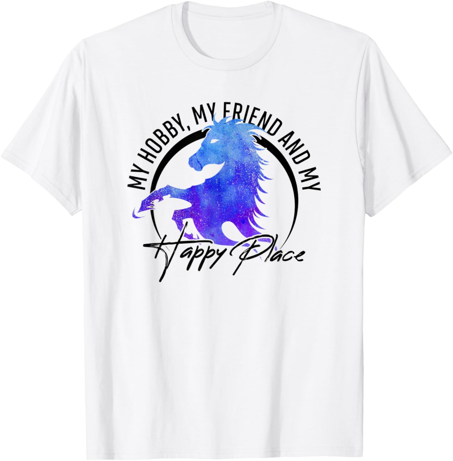 Funny Horse Riding Gift - Horseback is my Happy Place