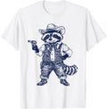 Raccoon Cowboy Hat Funny Western Cute Raccoon Lover Vintage