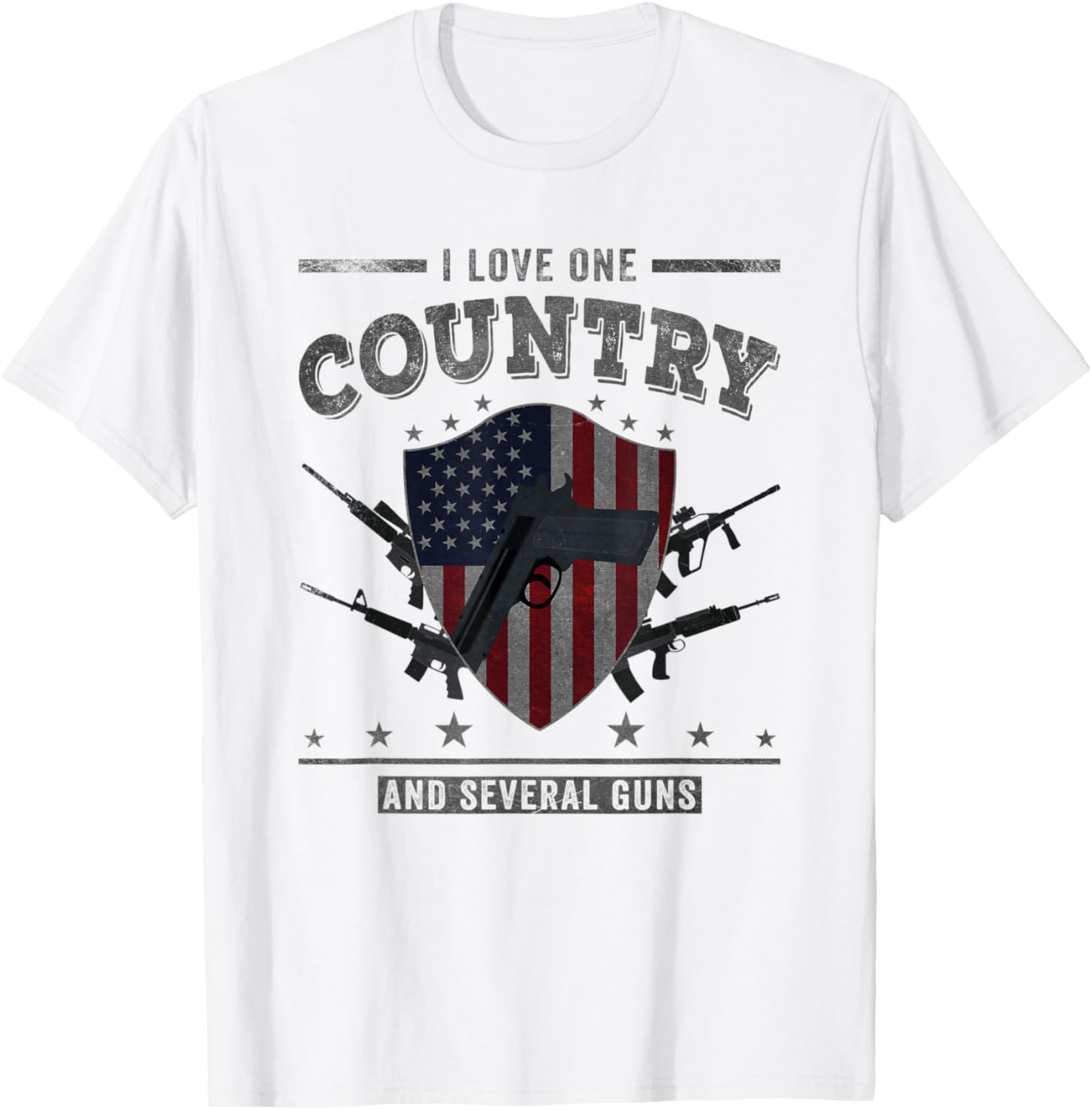 I Love One Country And Several Guns Patriot