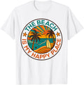 The Beach Is My Happy Place Retro Summer Beach Vacation