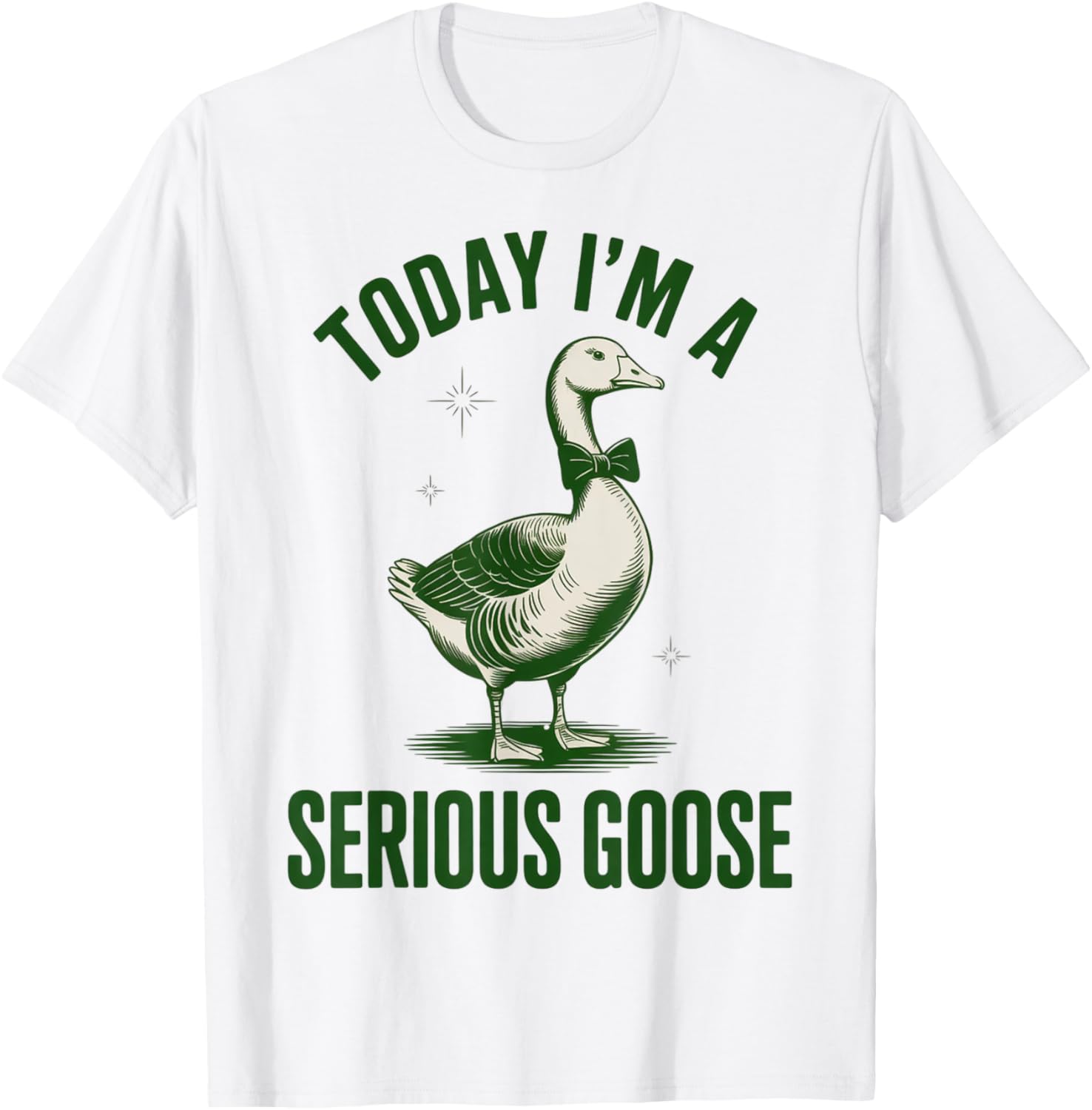 Today Im A Serious Goose Lovers Gun Funny Goose